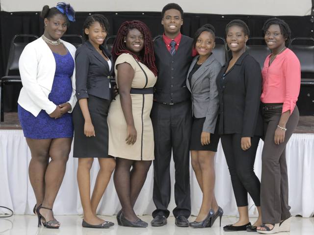 SXM Youth parliament contingent at Leadercast 2015- Piper Laundry Photo